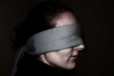 Blindfold women