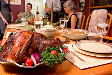 Thanksgiving table