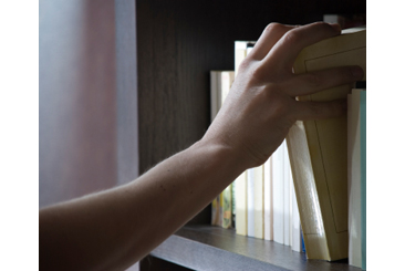 Reaching-for-a-book
