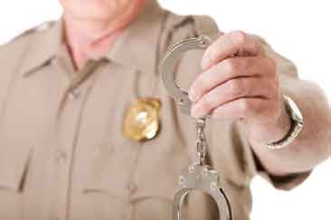 Officer handcuffs