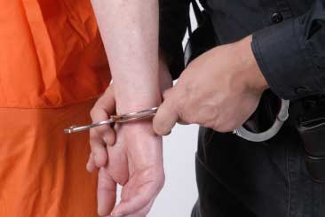 Prison guard handcuffs