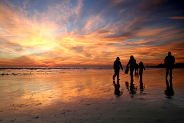 Beach family a