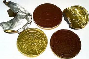 Bouchard chocolate coins